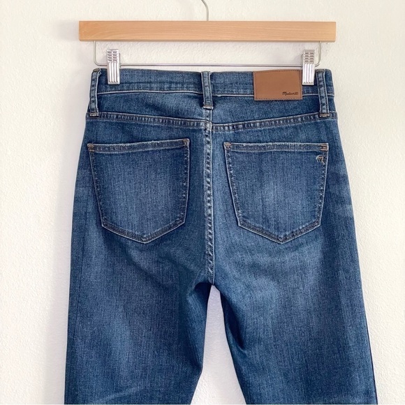 Madewell 9” High Rise Skinny Stretch Denim Distressed Jean Allegra Wash 26 - Picture 9 of 16